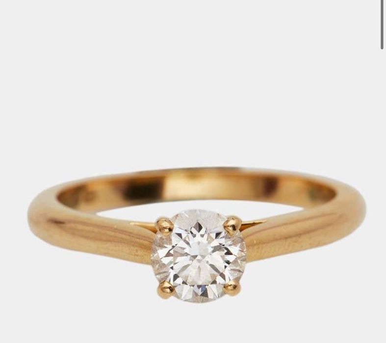 CARTIER 1895 pink gold ring 51 MM