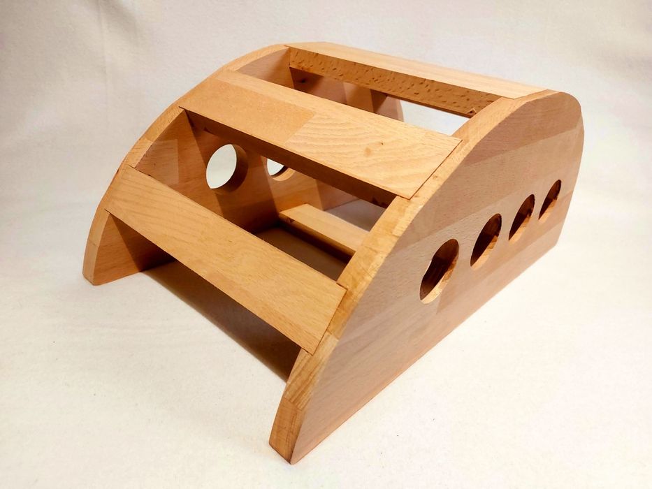 Back bender din lemn de fag pentru yoga si stretching #MadeinRO