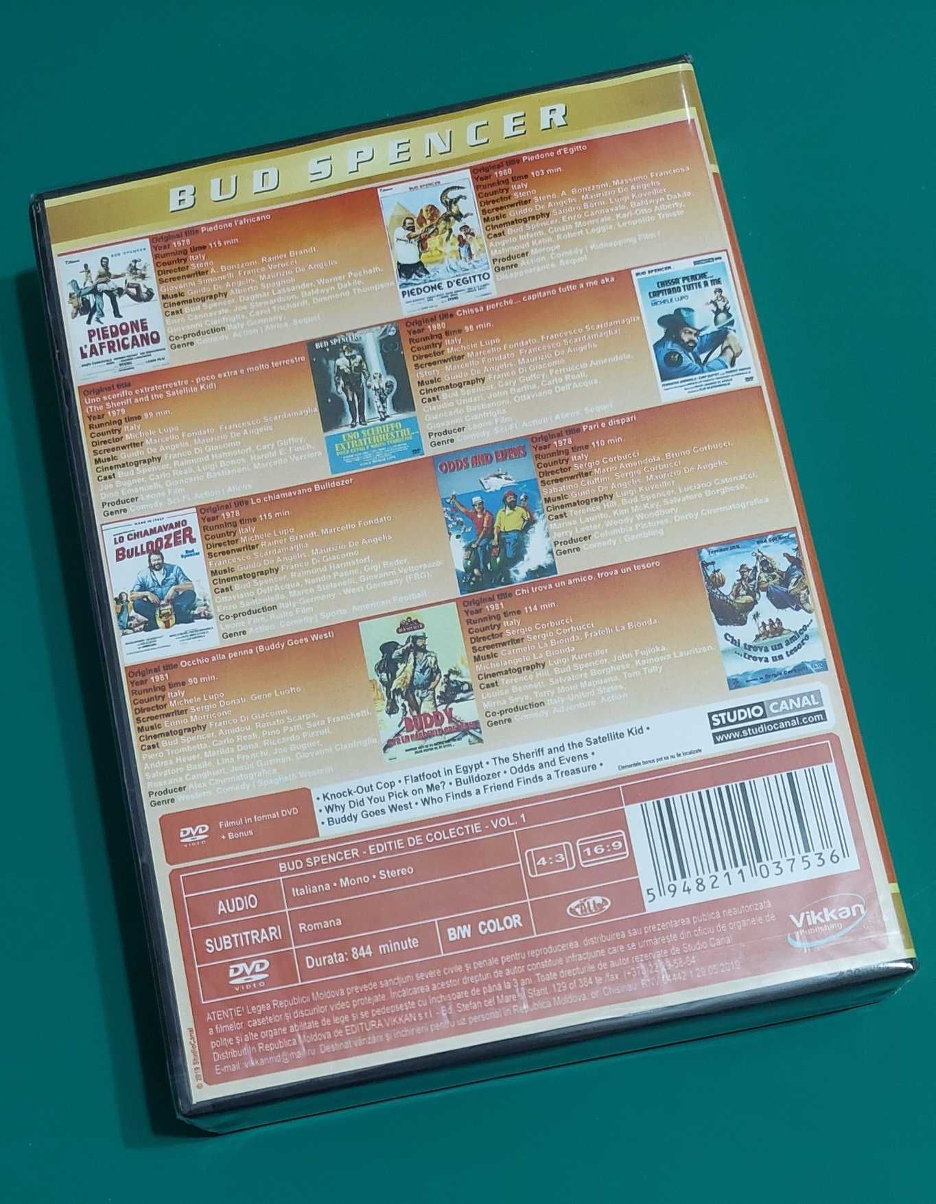 Bud Spencer Collection Vol. 1 - subtitrat romana 8 DVD