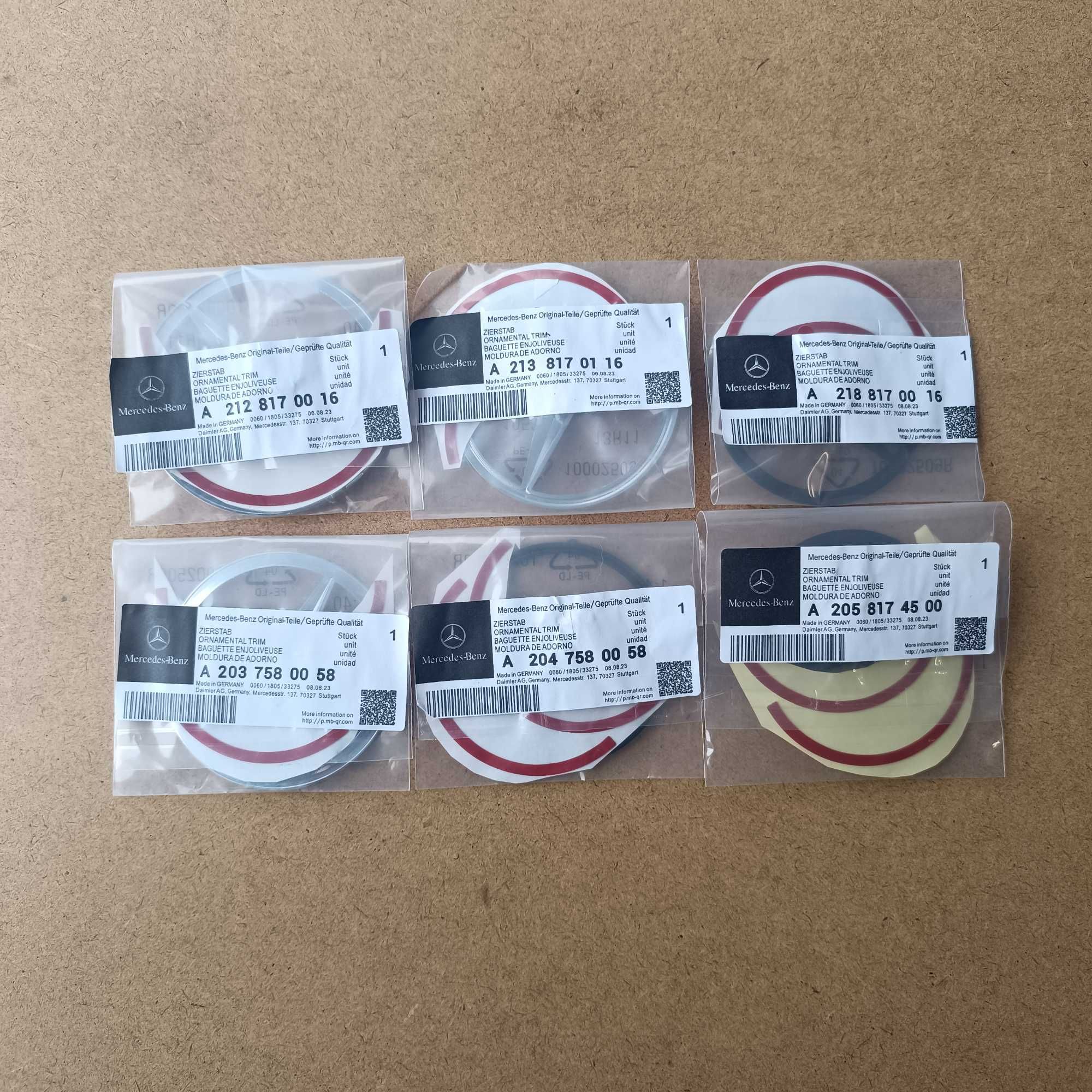 Задни емблеми за Мерцедес  Mercedes w203 w204 w205 w211 w212 w213 и др