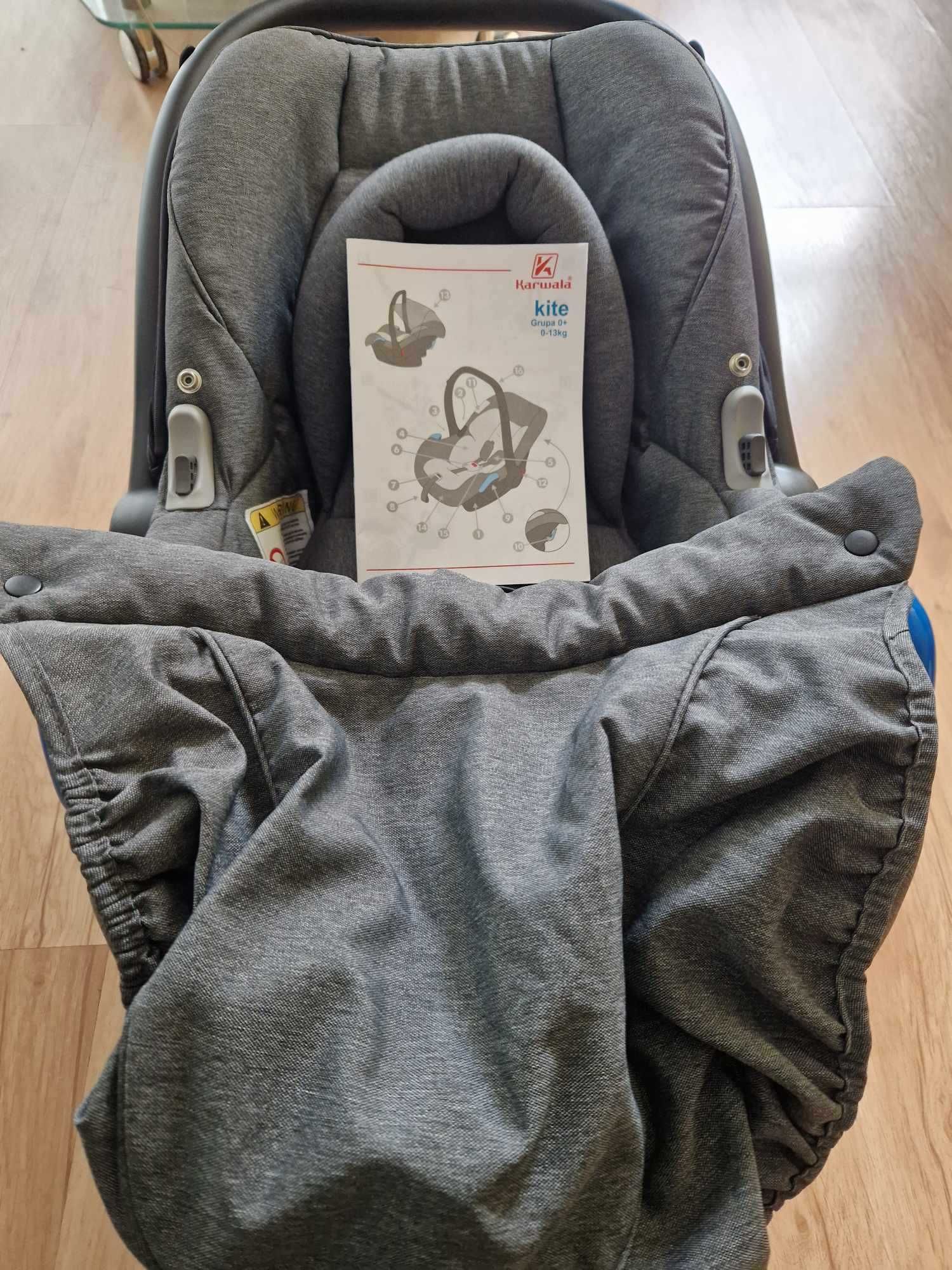 Кошница / люлка KITE - ROAN - Graphite Black (0-13кг)