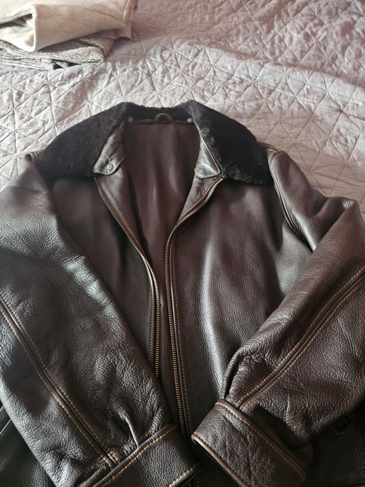 Мъжко кожено яке от естествена кожа