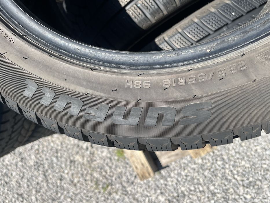 4бр 225/55/18 на 7мм с 21дот