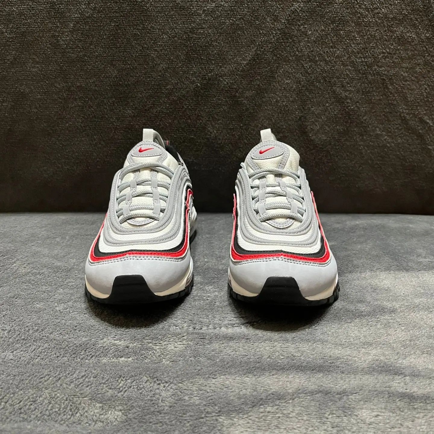 Nike Air Max 97 Wolf Grey Red ( dungi reflective )