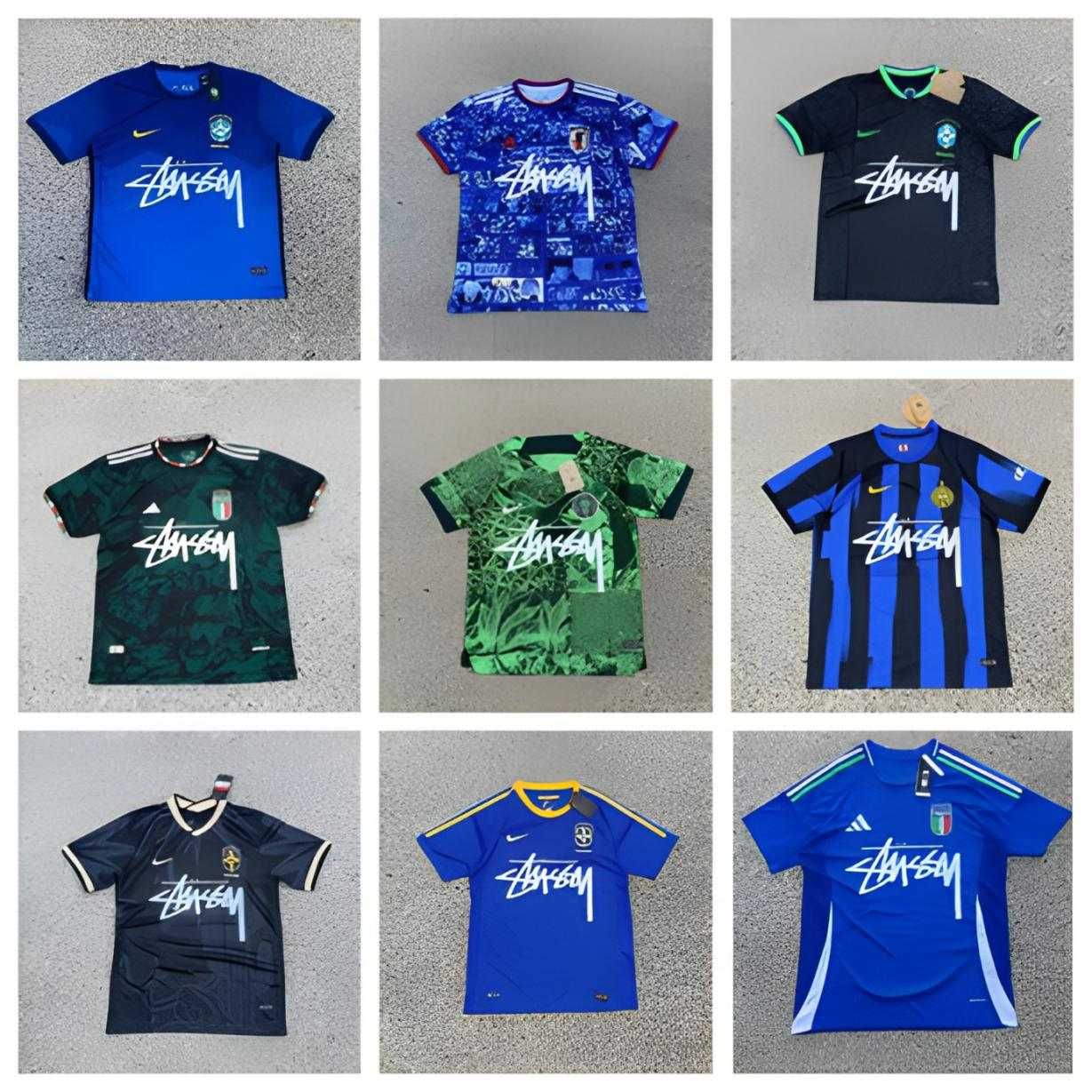 Stussy футбол jersey-та
