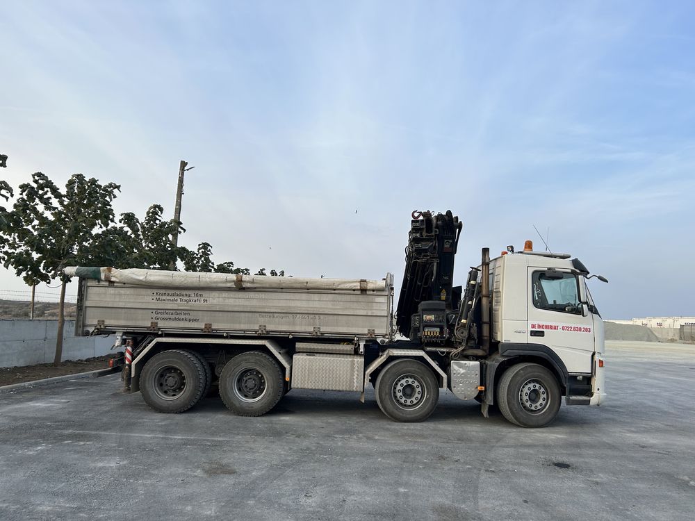 Automacara 8x4 hiab basculanta