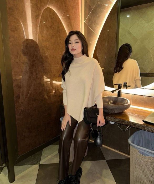 Свитер пончо. Кофта