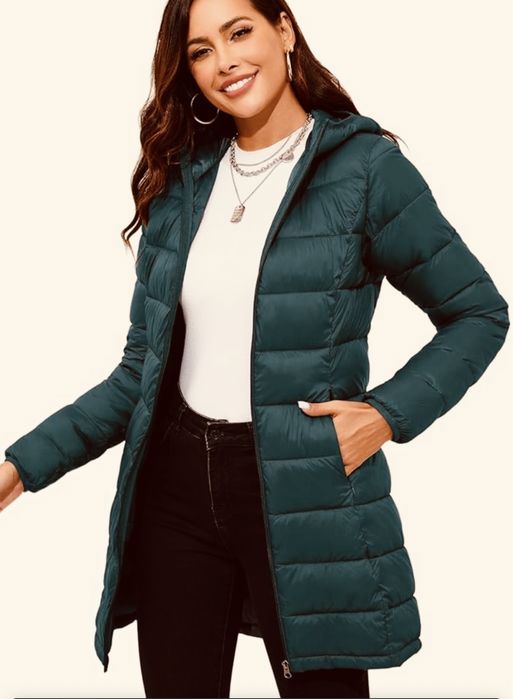 Ново дамско зимно / кожено яке хс/ с размер