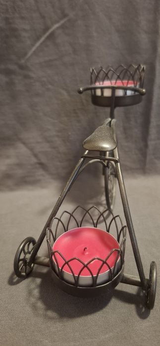 Свещник "Винтидж велосипед"