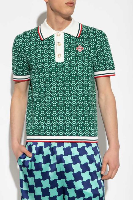 Поло тениска на тенис бранда - Casablanca Polo shirt, XL размер,  НОВО