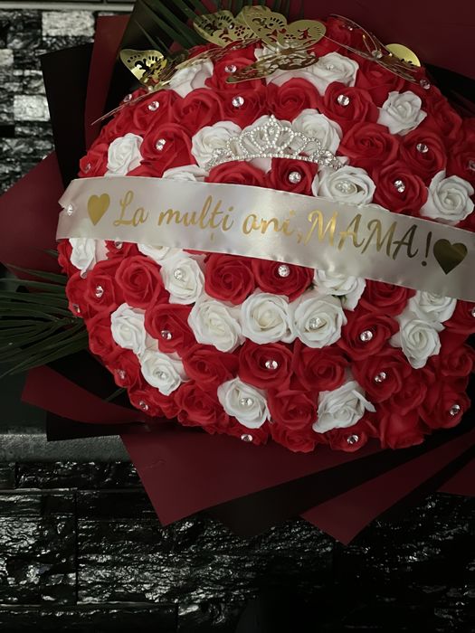 Buchet din trandafiri de sapun