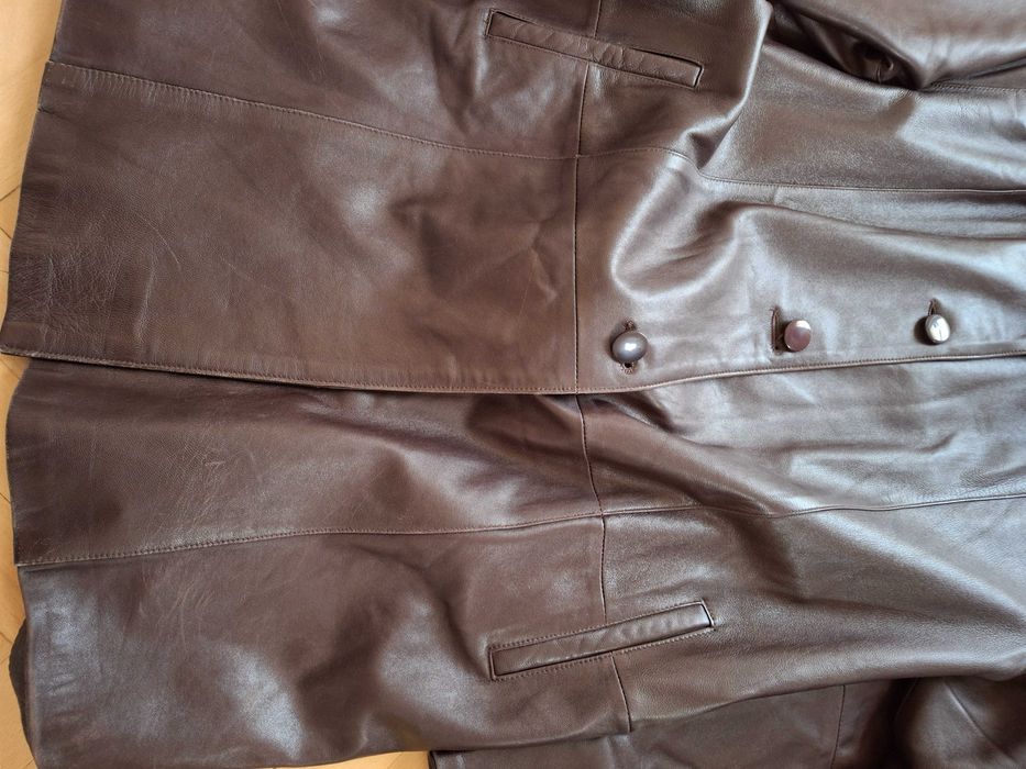 Haina/ jacheta din piele naturala, marimea 58
