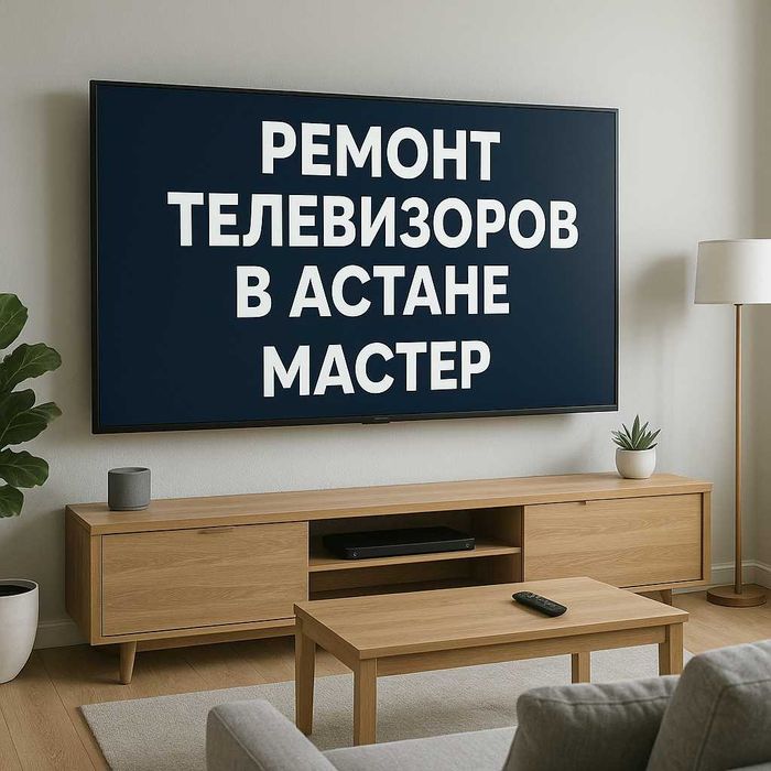 Ремонт телевизоров в Астана с гарантией — выезд за 30 минут