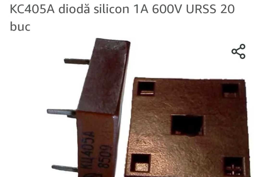 Componente electronice, tiristori și diode.