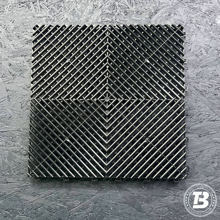 Pardoseala Modulara pentru Garaj si Service - Neagra Mp