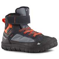Детски непромокаеми туристически обувки за преходи SH500 warm, с велкр
