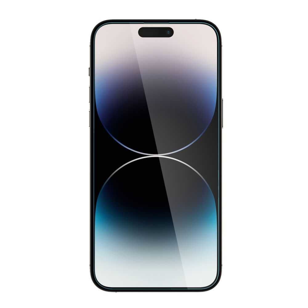 Затъмнен стъклен протектор Spigen за iPhone 14 Pro, Privacy