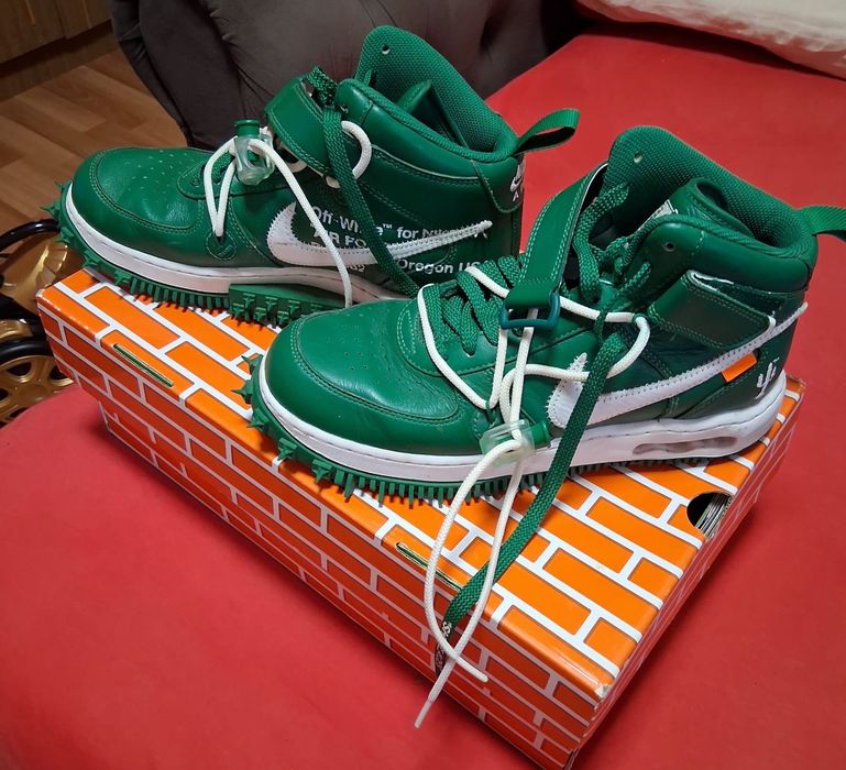 Nike Air force 1 mod x Off-white Pine Green white DR0500-300