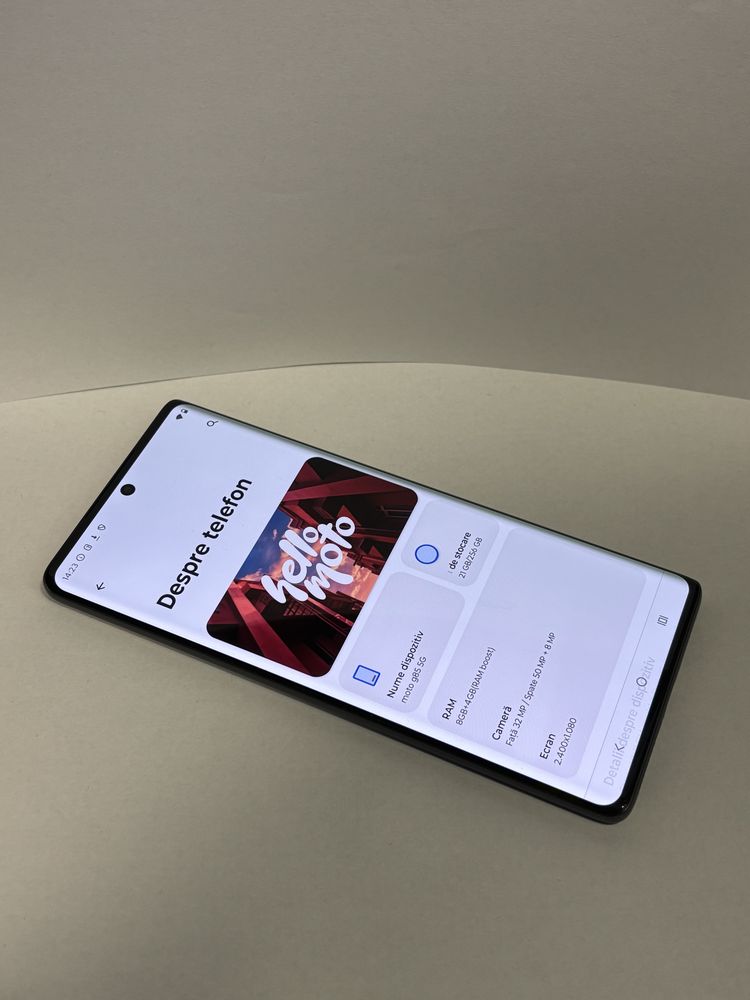 MDM vinde: Motorola G85 5G, 256GB, Urban Grey.