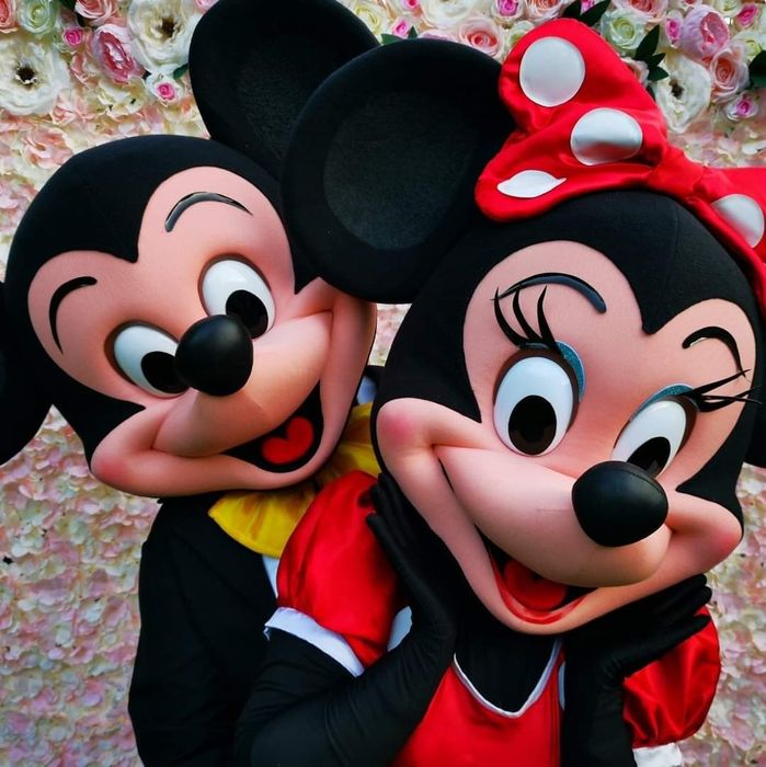Oglinda foto, oglinda magica, 360 video booth, Mascote Mickey & Minnie