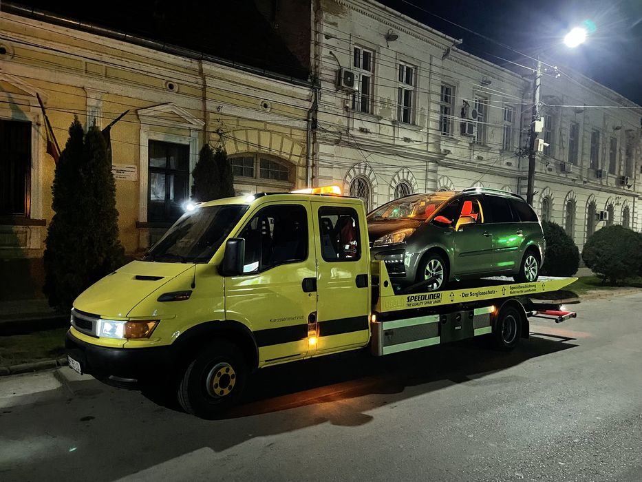 Non-stop Tractari Transport auto Asistența rutiera Trailer Platforma