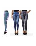 Стягащ клин дънки Slim'n Lift Caresse Jeans - извайва фигурата