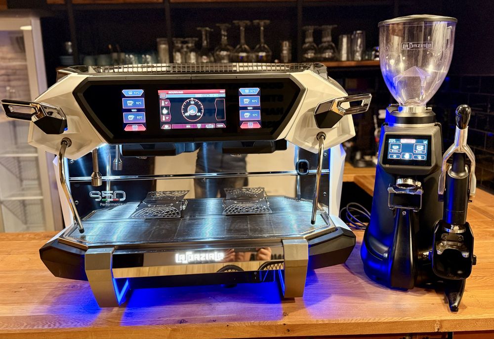 La Spaziale S50+FiorenzatoF83E On Demand-Espresor+Rasnita Profesionale