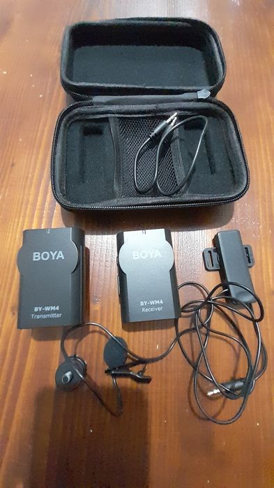 Lavalieră Boya emițător receptor