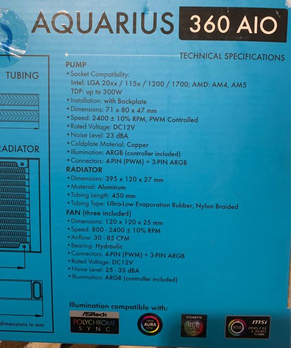 Aqirys aquarius 360 aio
