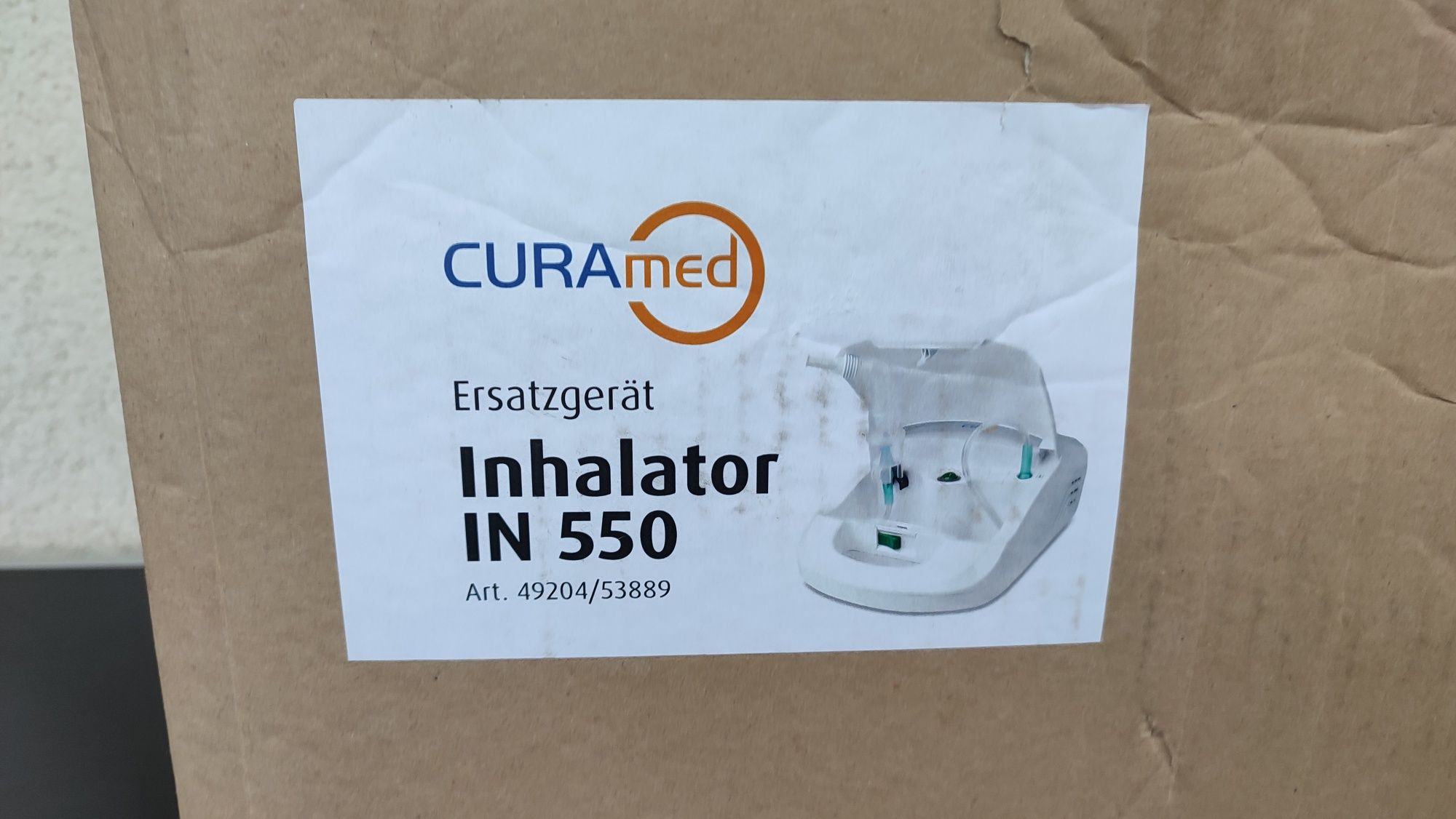 inhalator curamed in 550 nebulizator  alergii astm aerosoli inhalatii