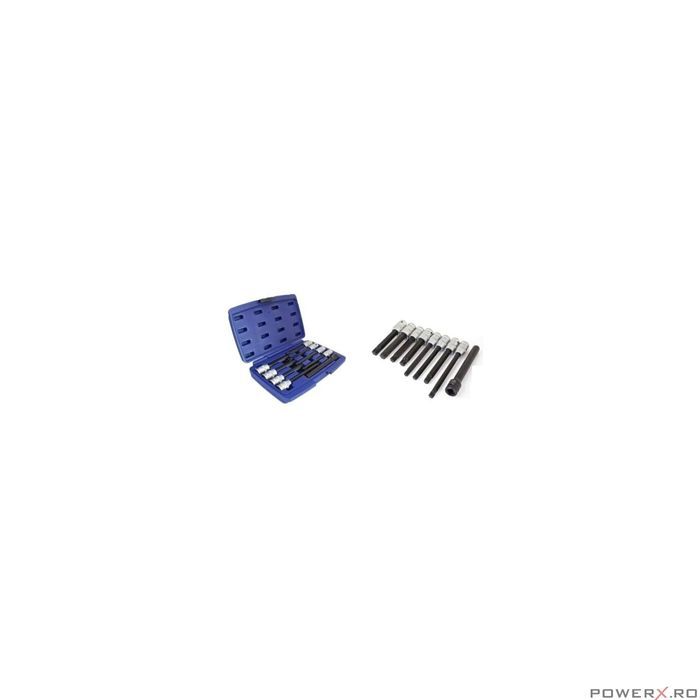 Set chei biti pentru chiulasa, 1/2" 9 piese, Asta