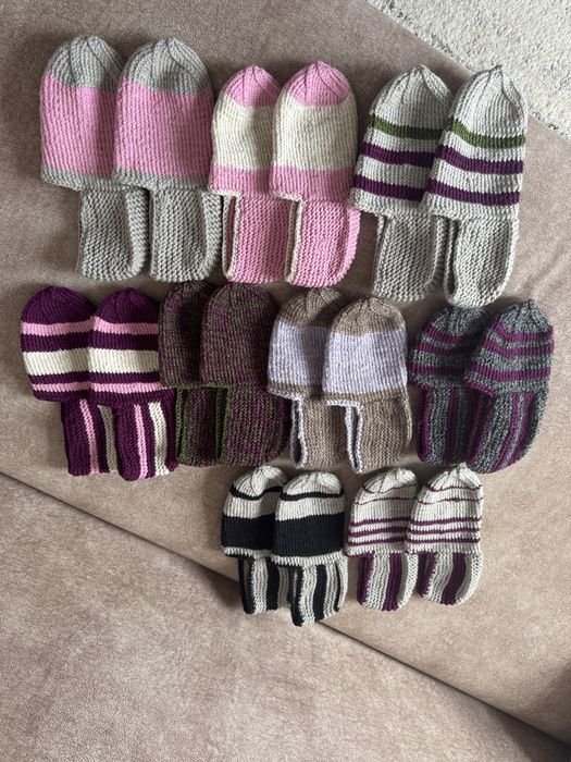 Продам вязаные тапочки