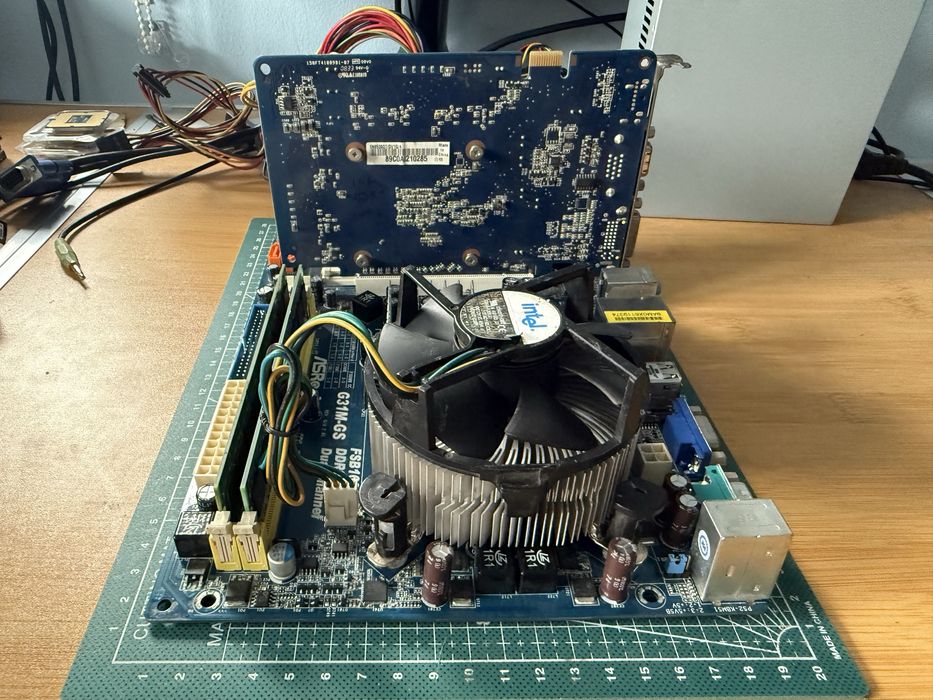 kit quad q6600 4 gb ram ddr 2 video 1 gb retro game