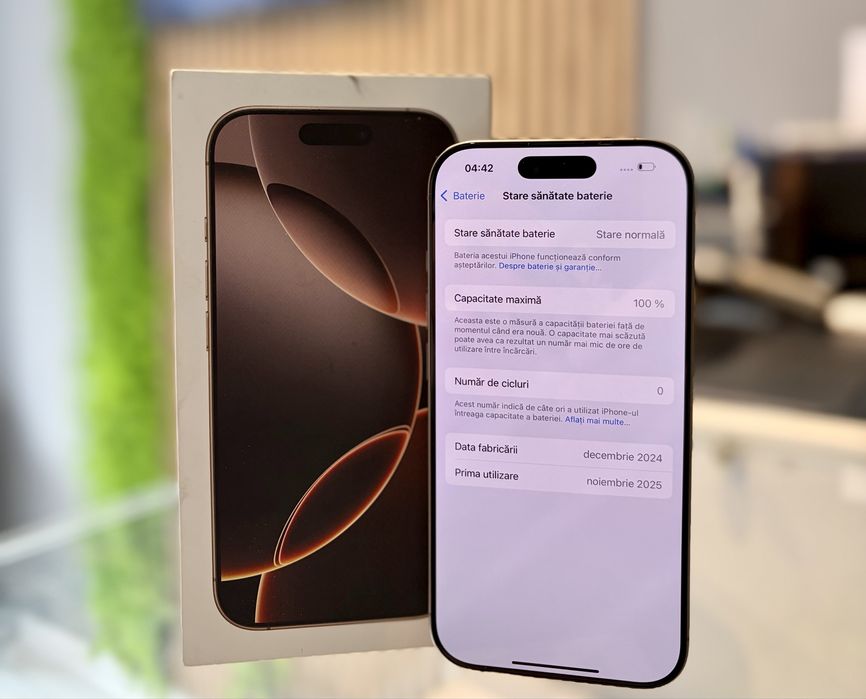 **ATS GSM**ID00674 iPhone 16 Pro 256Gb Desert/Nou/F+G