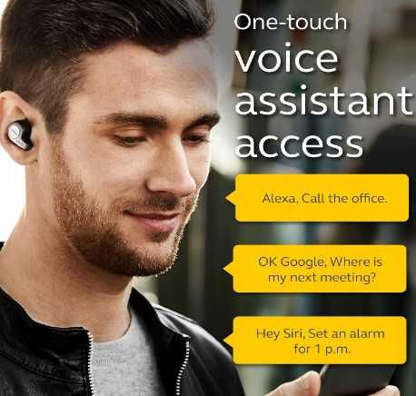 Безжични слушалки Jabra Elite 65t, Bluetooth
