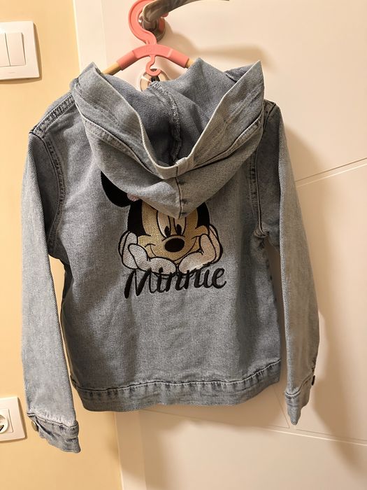 Ново детско дънково яке Мини маус 122