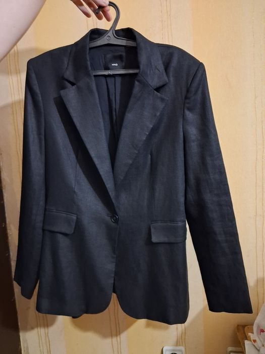 Женский жакет от МАНГО. Шерсть-лён.