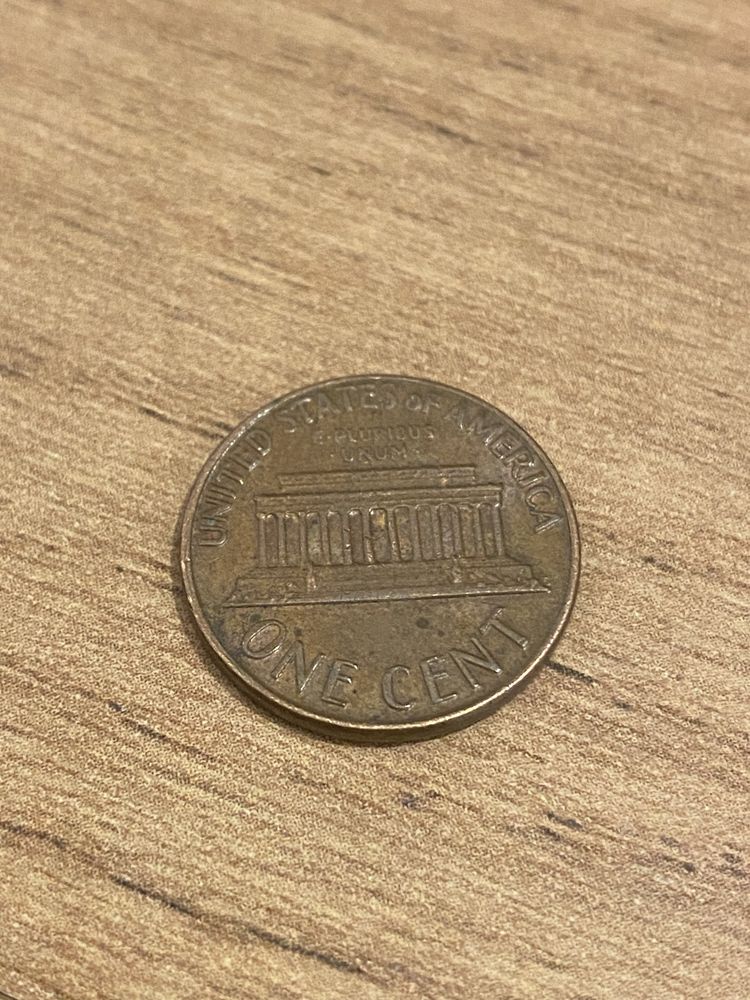 moneda 1 cent USA Abraham Lincoln 1966