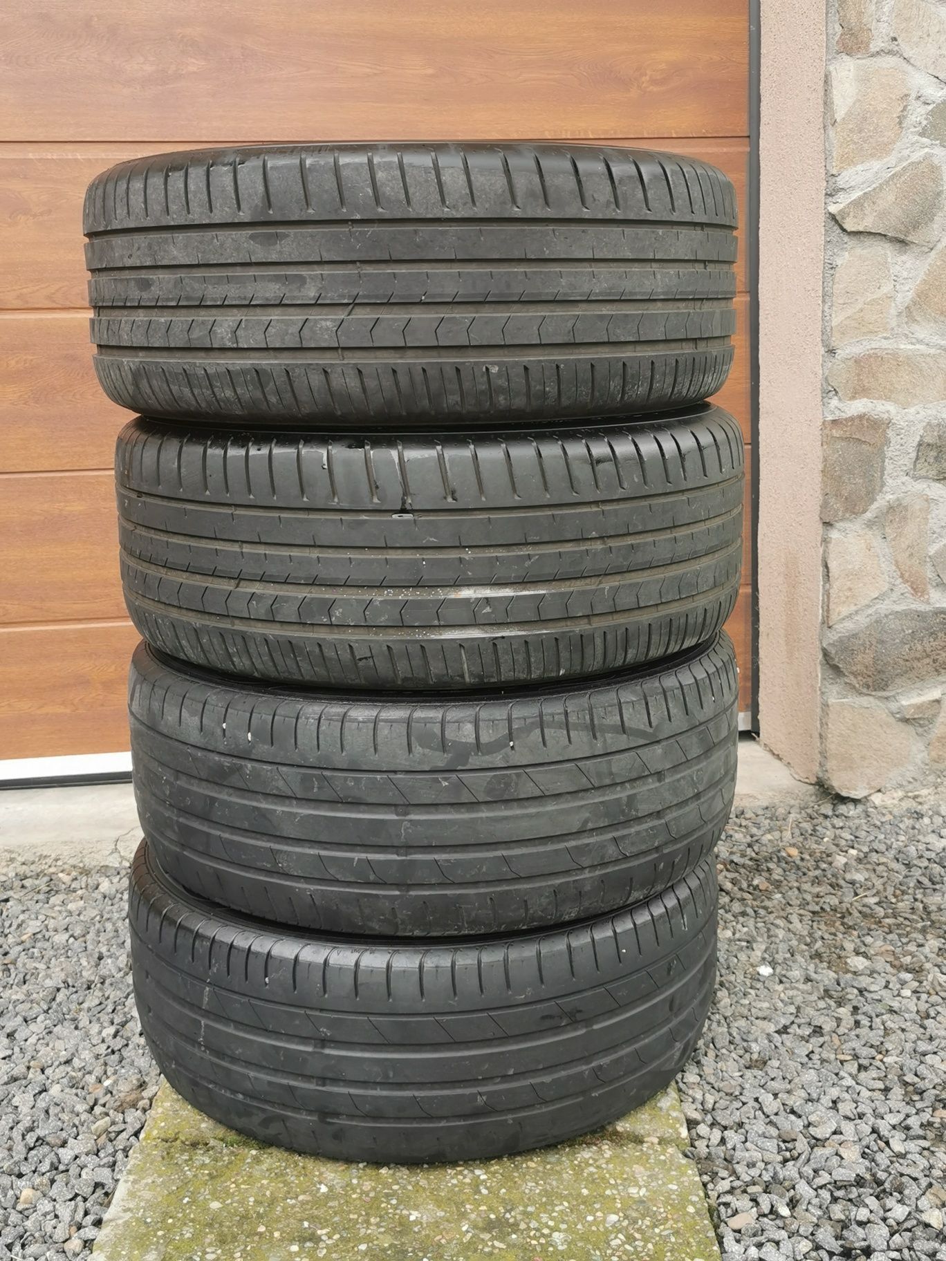 Jante originale Audi R 17"+cauciucuri vară 235/45/17