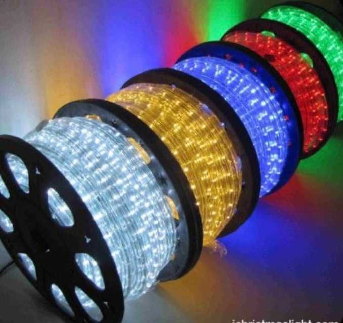 ЛЕД Маркуч Шарен Бял Син Топло бял Червен Изработки на метражи LED