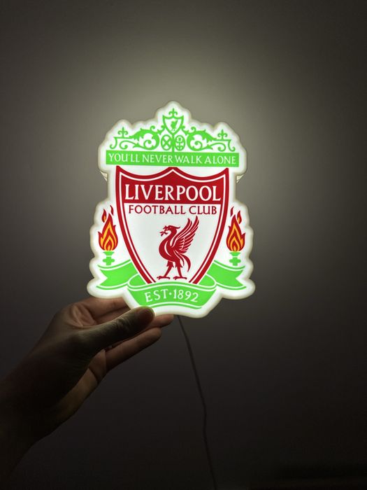 LampaLed Bayern/Borussia/Real/Barcelona/Liverpool/Steaua/Dinamo