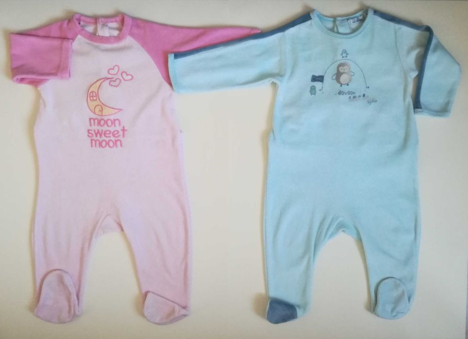 Бебешки гащеризони и пижами - 0-12 м.