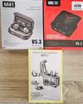 Casti wireless audio pachet TWS M41 + M90 PRO + MK47