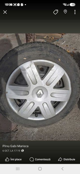 Vand jante + cauciucuri clio 4