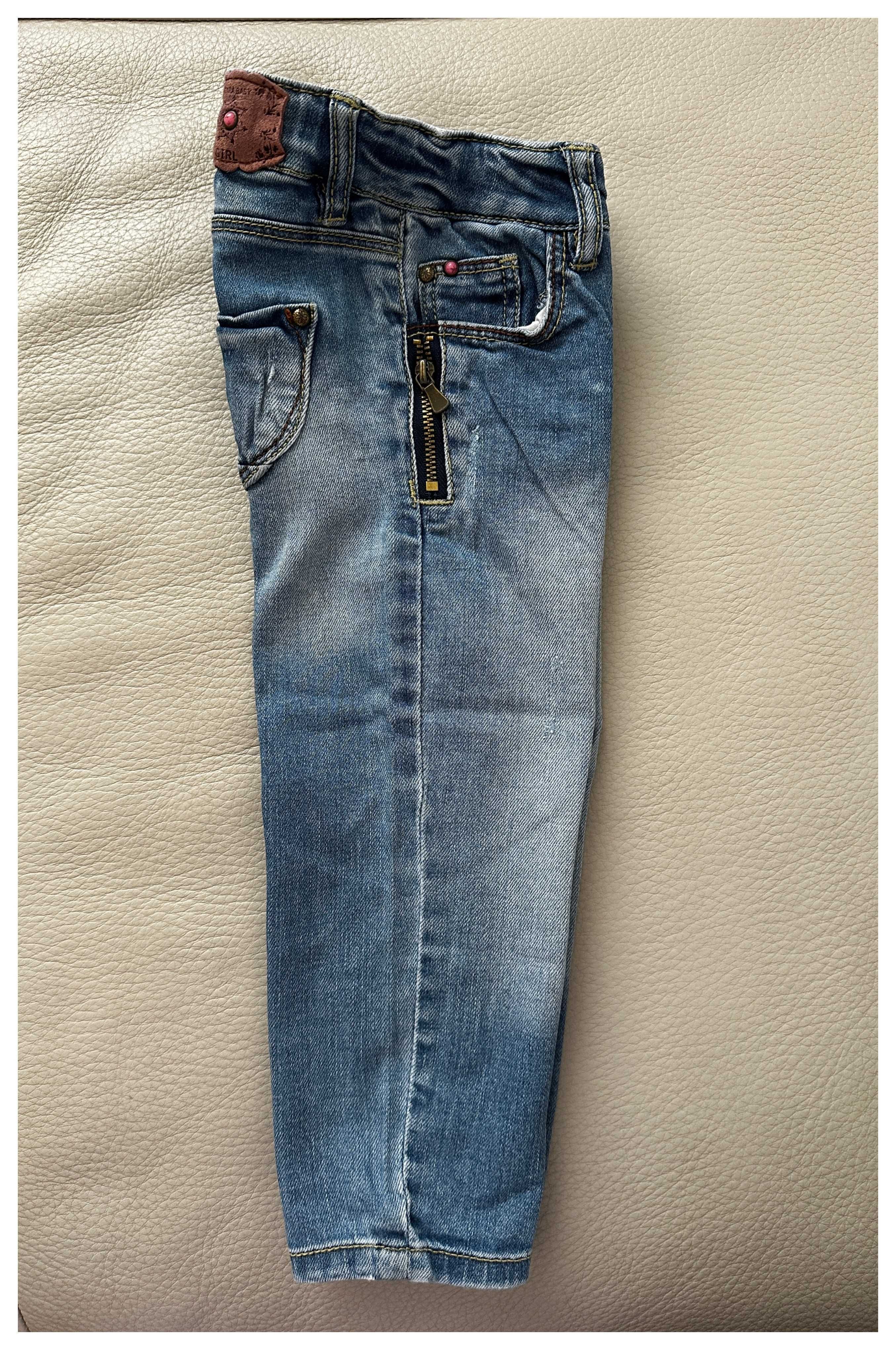 Jeans / Blugi • Zara baby girl • 82 cm / 12-18 luni +