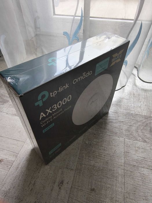 Access point TP-LINK Gigabit EAP653 Dual-Band WiFi 6 AX3000. Sigilat!