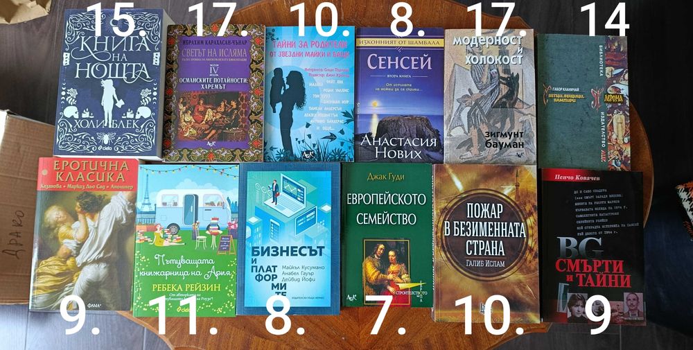 Много книги,за всеки по нещо