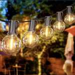 Градиснки гирлянд с 30 G40 LED лампи + 2 резервени - 20.1 метра, lp54