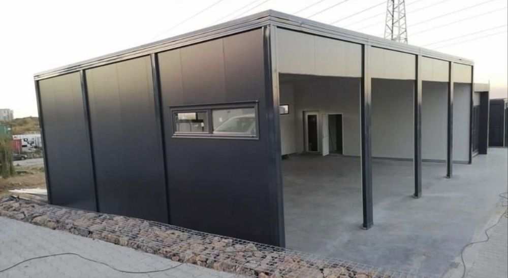 Garaje auto pe structura metalica la comanda