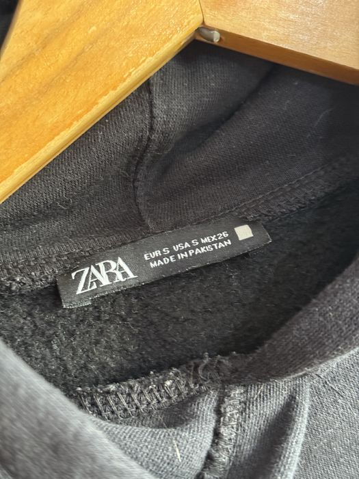 Суичър zara черен и бежов